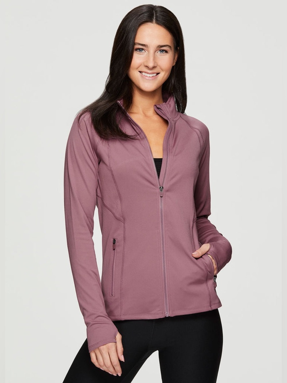 RBX Women’s Full-Zip Performance Jacket - Dusty Rose